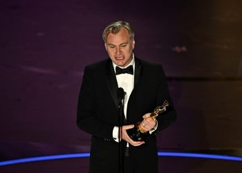 Christopher Nolan won the Oscar for best director for 'Oppenheimer'. ©AFP