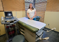 Gabrielle Goodrick, founder of Camelback Family Planning, poses at the clinic in Phoenix, Arizona on April 15, 2024 / ©AFP