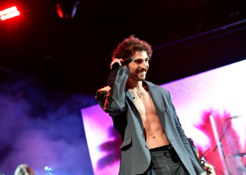 Rapper Saint Levant brought Gaza to the Coachella festival, where he packed a tent for his set. ©AFP
