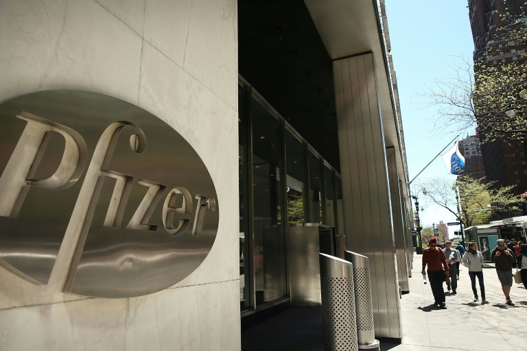 Pfizer's Beqvez, which is given as a single intravenous infusion, was shown in a clinical trial of 45 people to be better at preventing bleeding among adults with moderate to severe hemophilia B, compared to regular infusions of a protein that promotes clotting. ©AFP
