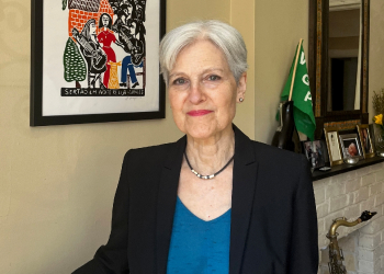 US Green Party presidential hopeful Jill Stein poses in New York on April 15, 2024 / ©AFP