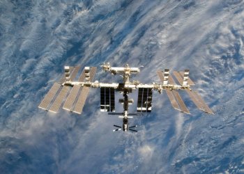This March 7, 2011 NASA handout image shows a close-up view of the International Space Station. ©AFP