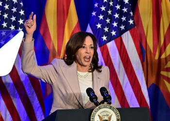 US Vice President Kamala Harris has taken the lead on issues such as abortion and winning over Black voters . ©AFP