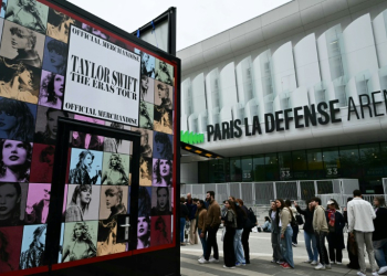 Some 42,000 people are set to see Taylor Swift in Paris. ©AFP