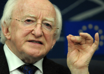 Irish President Michael D. Higgins criticised new UK legislation on the Troubles. ©AFP