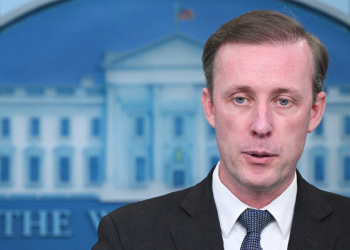 US National Security Advisor Jake Sullivan speaks during the daily briefing in the Brady Briefing Room of the White House in Washington, DC, on May 13, 2024. / ©AFP